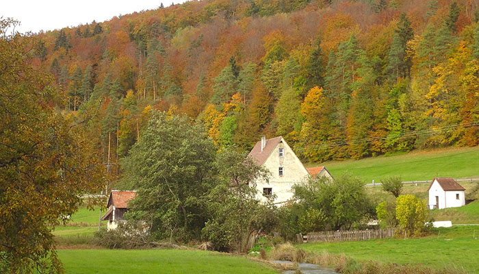 house in the mountains